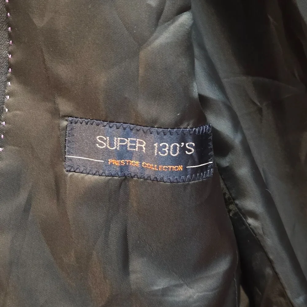Christian Aujard Super 130s Wool Blazer Men’s 42 Short (approx) 3 Button Luxury
